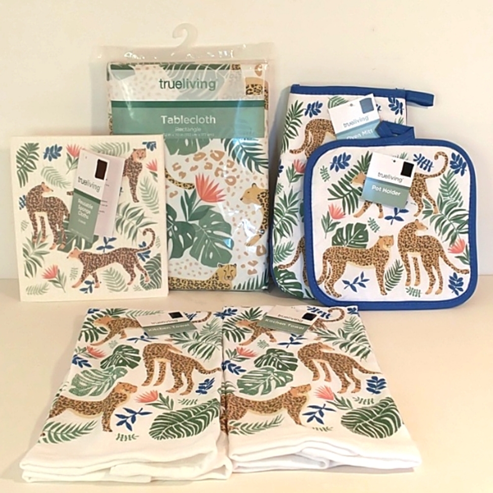 Trueliving Jungle Themed Kitchen Set 6 piece set